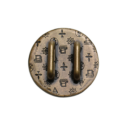 帯留め 緑 マーブル おしゃれ TAMARUSAN