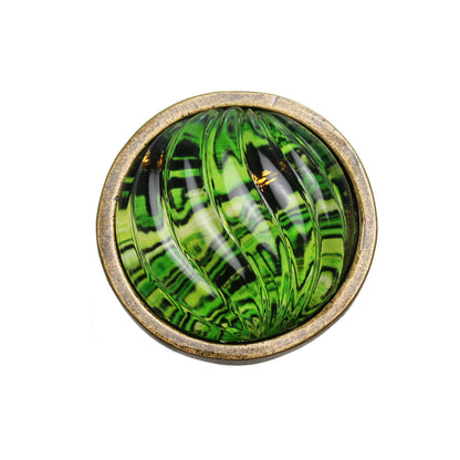 帯留め 緑 マーブル おしゃれ TAMARUSAN