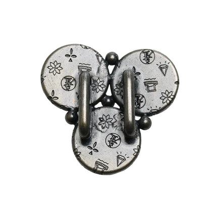 帯留め 青 マーブル おしゃれ TAMARUSAN