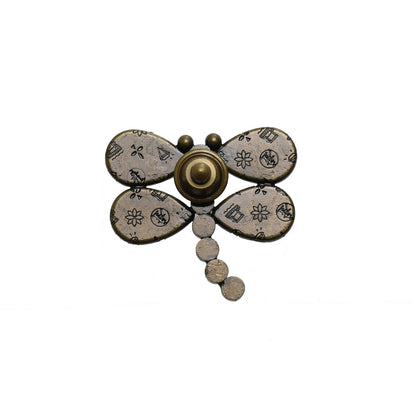 ピンブローチ トンボ 緑 マーブル TAMARUSAN