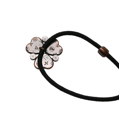 ヘアゴム スミレ 紫 マーブル TAMARUSAN