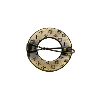 大人 パッチン留め 水色 薔薇 TAMARUSAN