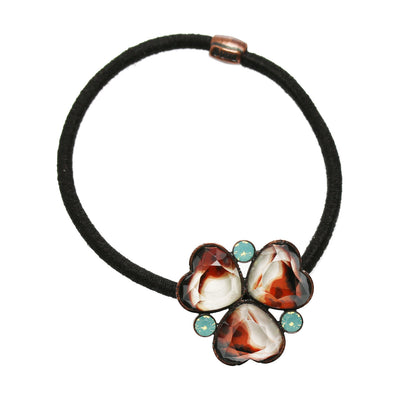 ヘアゴム 三毛猫 茶色 すみれ 贈り物 TAMARUSAN