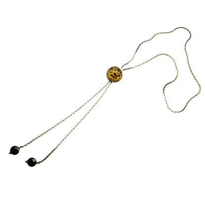 チェーンループタイ チーター 男女兼用 しぼり玉型 TAMARUSAN