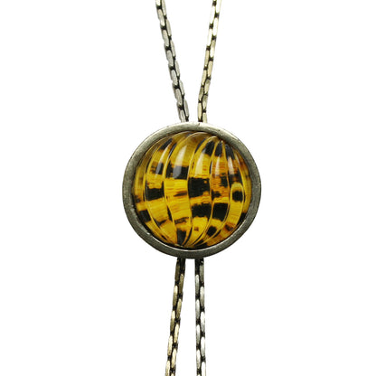 チェーンループタイ チーター 男女兼用 しぼり玉型 TAMARUSAN