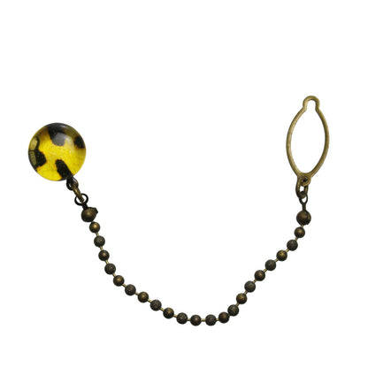 タイタックピン チーター 黄色 TAMARUSAN