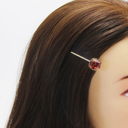 ヘアピン ピンク ゴールド 樹脂 大人 TAMARUSAN