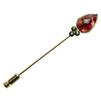 ハットピン ラペルピン ピンク 襟飾り ユニセックス TAMARUSAN