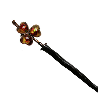 着せ替えかんざし 花 ピンク アンティーク風 着せ替えかんざし