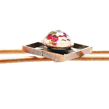 革紐ループタイ 赤 ピンク 男女兼用 TAMARUSAN