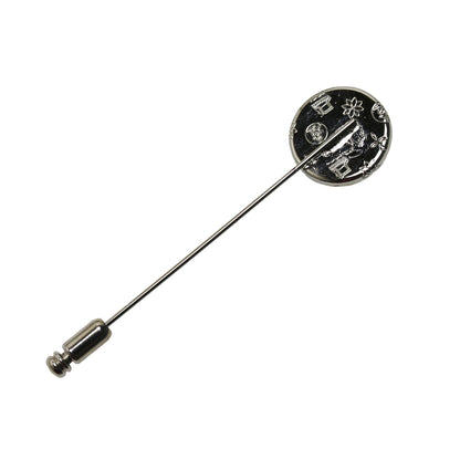 ハットピン ラペルピン ラメ 赤 帽子飾り TAMARUSAN