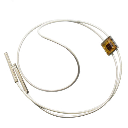 革紐ループタイ ラメ メンズアクセサリー イエロー TAMARUSAN