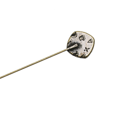 ハットピン 緑 水引 ウッドビーズ TAMARUSAN