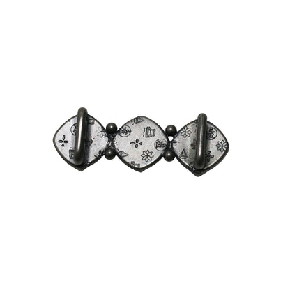 帯留め ブルー 水引 ３色 帯留め