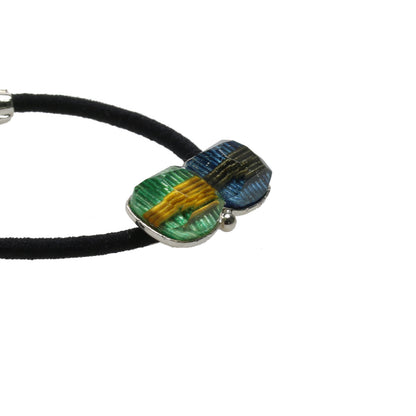 ヘアゴム 水引 青 ミント メンズ 高級ヘアゴム