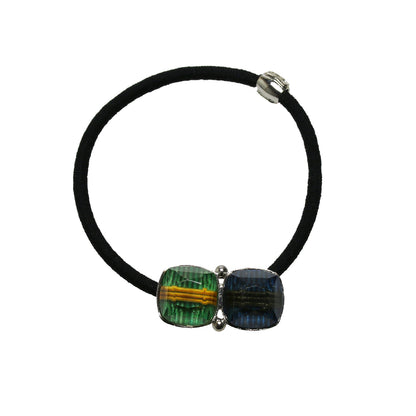 ヘアゴム 水引 青 ミント メンズ 高級ヘアゴム