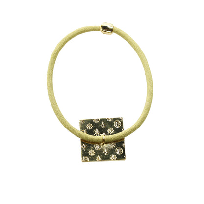 ヘアゴム 水引 グリーン チェック 四角 男女兼用 TAMARUSAN