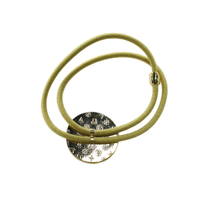 ヘアゴム 水引 オレンジ 絞り模様 TAMARUSAN