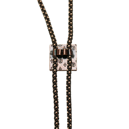 組紐 ループタイ 水引 グリーン 正絹 男女兼用 ループタイ