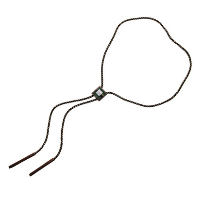 組紐 ループタイ 水引 グリーン 正絹 男女兼用 ループタイ