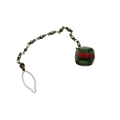 タイタックピン 水引 緑 アンティーク調 TAMARUSAN