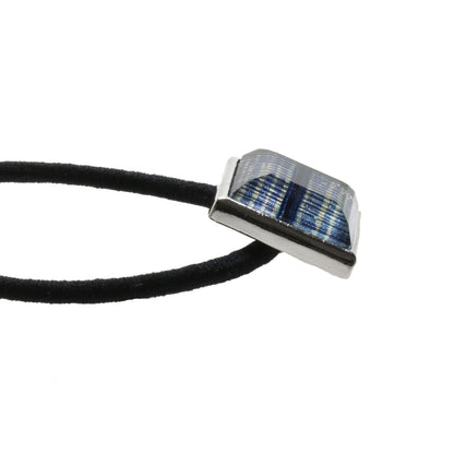 ヘアゴム 水引 青  四角 男女兼用 TAMARUSAN