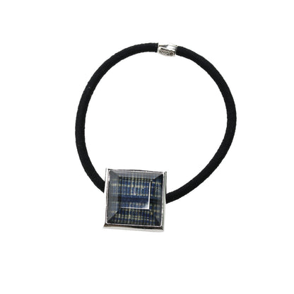 ヘアゴム 水引 青  四角 男女兼用 TAMARUSAN