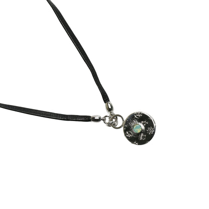 眼鏡ホルダー 男女兼用 紫 老眼鏡 革ひも TAMARUSAN