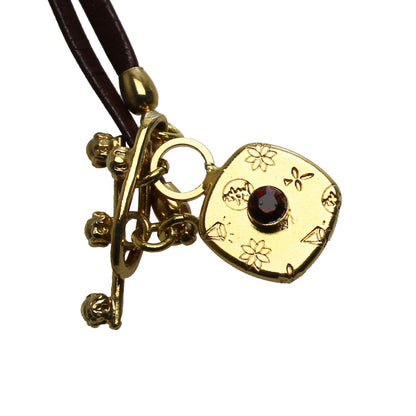 眼鏡ホルダー 虹 オレンジ 赤 革 カーネリアン TAMARUSAN