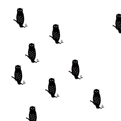 ピンブローチ ふくろう オレンジ ラインストーン TAMARUSAN