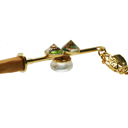 かんざし 着せ替え パンジー 淡水パール ２４金 TAMARUSAN