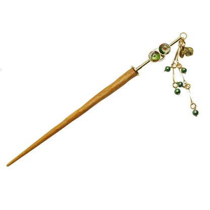 かんざし 着せ替え パンジー 淡水パール ２４金 TAMARUSAN