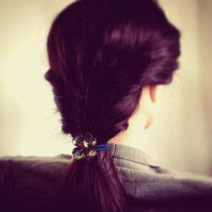 花 ヘアゴム パンジー クローバー 贈り物 マルチカラー TAMARUSAN