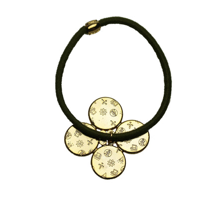 ヘアゴム 金 パンジー カラフル 高級 花 TAMARUSAN