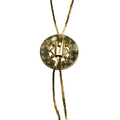 チェーンループタイ イエロー パンジー 24k ドーナツ型 TAMARUSAN