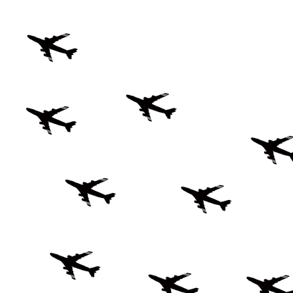 二股かんざし 飛行機 青 オニキス TAMARUSAN