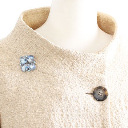 ブローチ 音符 ブルー 紫陽花 TAMARUSAN