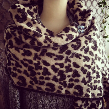 ストールクリップ 楽譜 青 花 TAMARUSAN