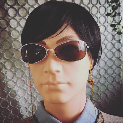 眼鏡チェーン 楽譜 音符 黄色 TAMARUSAN