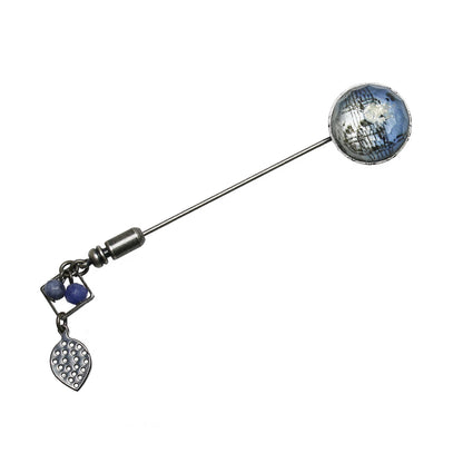 ハットピン 音符 ソーダライト ブルー TAMARUSAN