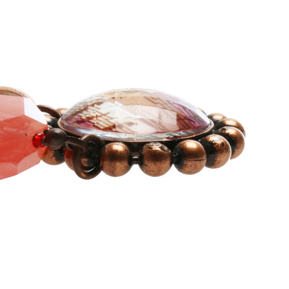 アシンメトリーチョーカー ピンク 音符 クォーツ TAMARUSAN