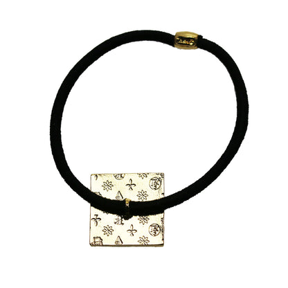 ヘアゴム 金 音符 四角 メンズ レディース TAMARUSAN