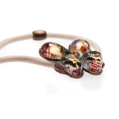 ピンク ヘアゴム 音符 蝶 贈り物 TAMARUSAN