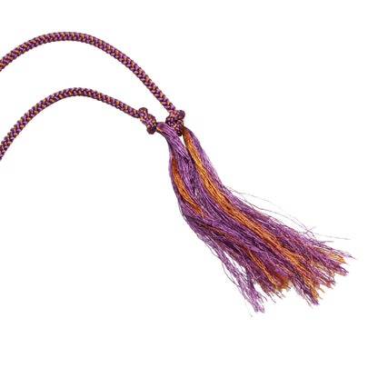 組紐ループタイ ピンク 楽譜 絹 TAMARUSAN