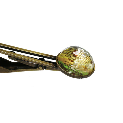 ネクタイピン グリーン 楽譜 丸 TAMARUSAN