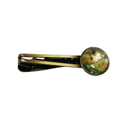 ネクタイピン グリーン 楽譜 丸 TAMARUSAN