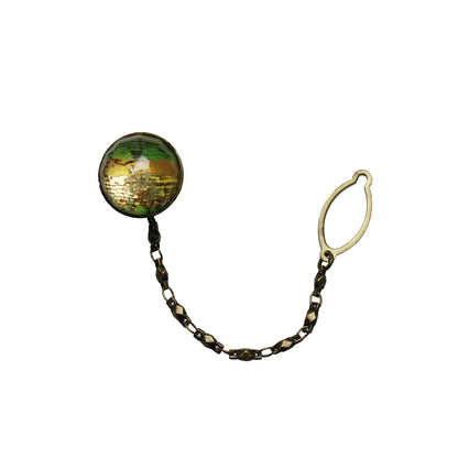 タイタックピン 音符 グリーン アクセサリー TAMARUSAN