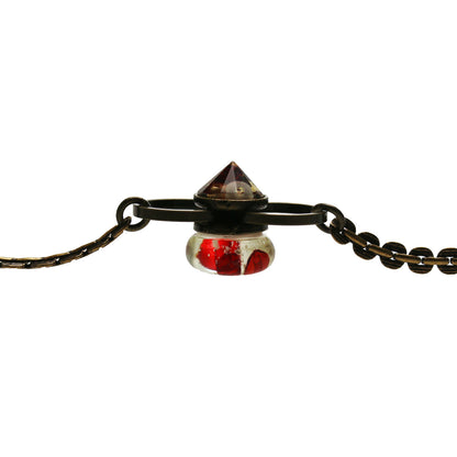 眼鏡チェーン アンティーク調 赤 男女兼用 TAMARUSAN