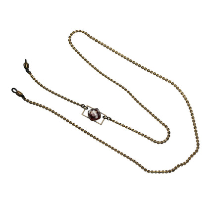 眼鏡チェーン 赤 メンズ シンプル サングラス TAMARUSAN