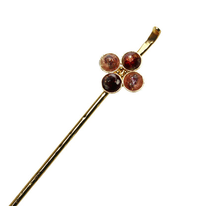 かんざし 金 ピンク 花 金属製 TAMARUSAN